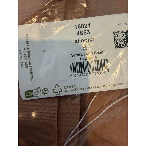 NWT Wolford Aurora Light Shape Leggings in Almond/Tan/Light Brown Small - Picture 4 of 7